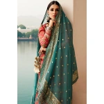 zara shahjahan, 3 piece suit, unstitched, lawn, phool kari 13b , front dupatta