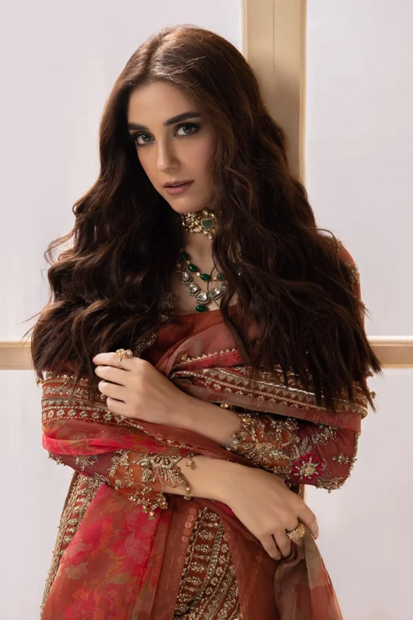 Charizma Luxury Embroidered Pakistani Outfit in Soft Lawn Fabric for Festive & Formal Occasions