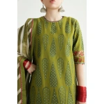 zara shahjahan, 3 piece suit, unstitched, lawn, aaina 8b, front neck