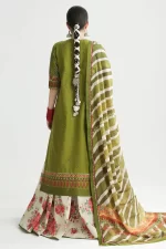 zara shahjahan, 3 piece suit, unstitched, lawn, aaina 8b, back