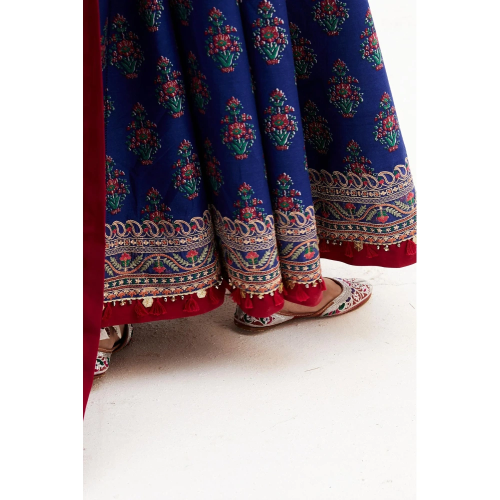 zara shahjahan, 3 piece suit, unstitched, lawn, anarkali11a , front shirt border