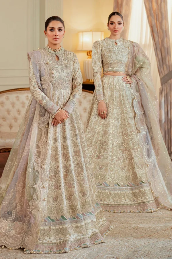 Baroque Chantelle 24 Vol 2 CH13-06 UK Embroidered Net Unstitched Suit, front