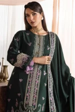 EshaIsha embroidered Pakistani designer outfit with luxe lawn and net fabric, modern cuts