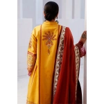 zara shahjahan, 3 piece suit, unstitched, lawn, sandal10a , back view