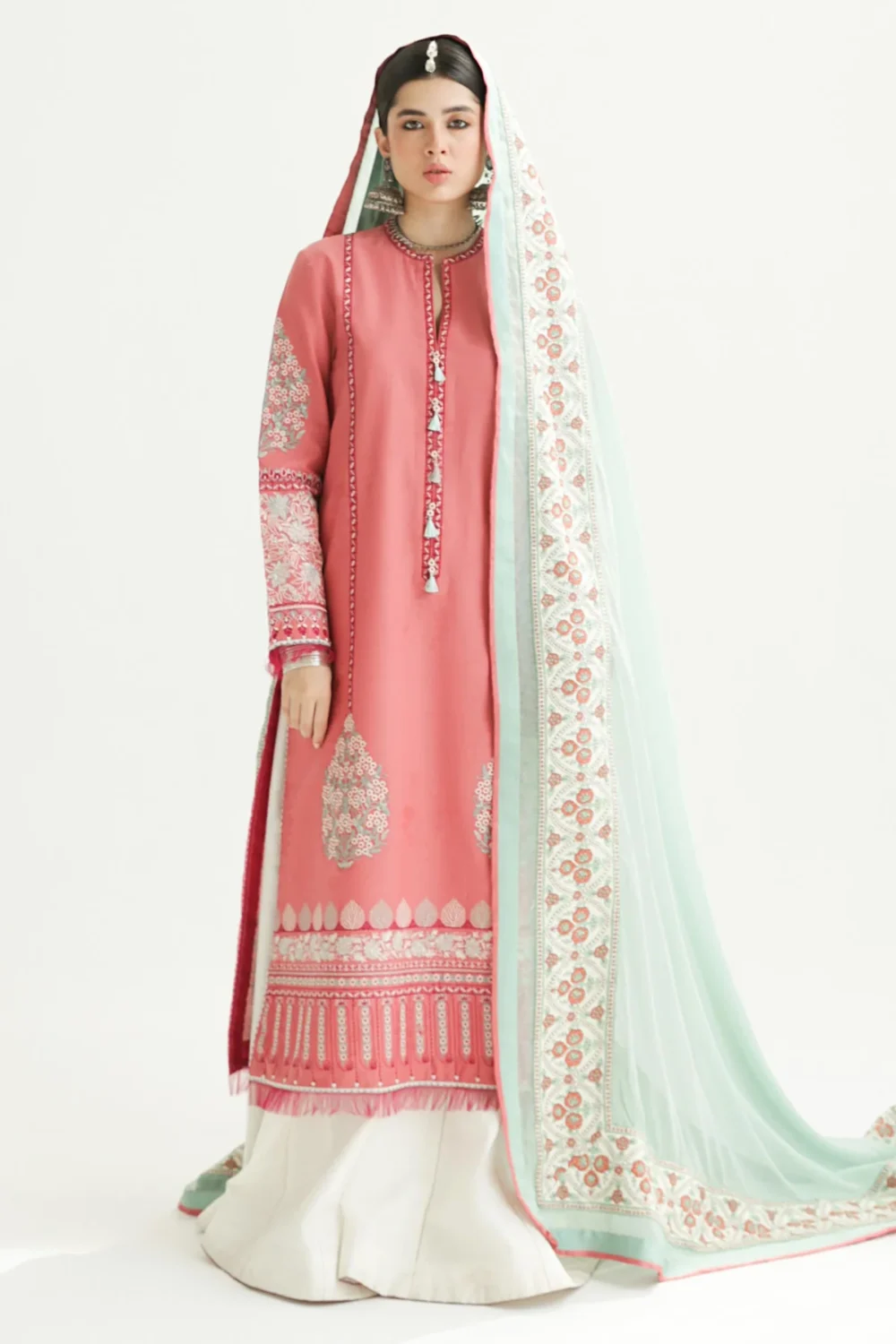 zara shahjahan, 3 piece suit, unstitched, lawn, sandal10b , front