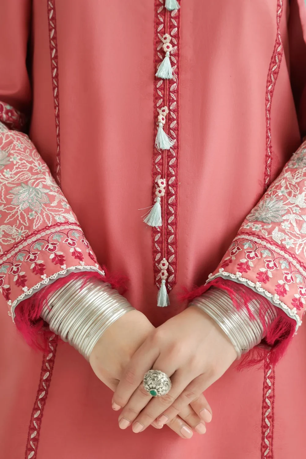 zara shahjahan, 3 piece suit, unstitched, lawn, sandal10b , front button
