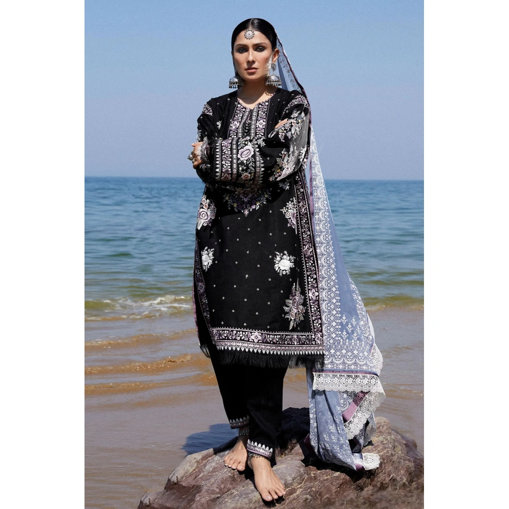 zara shahjahan, 3 piece suit, unstitched, jacquard, siffa 4b, front