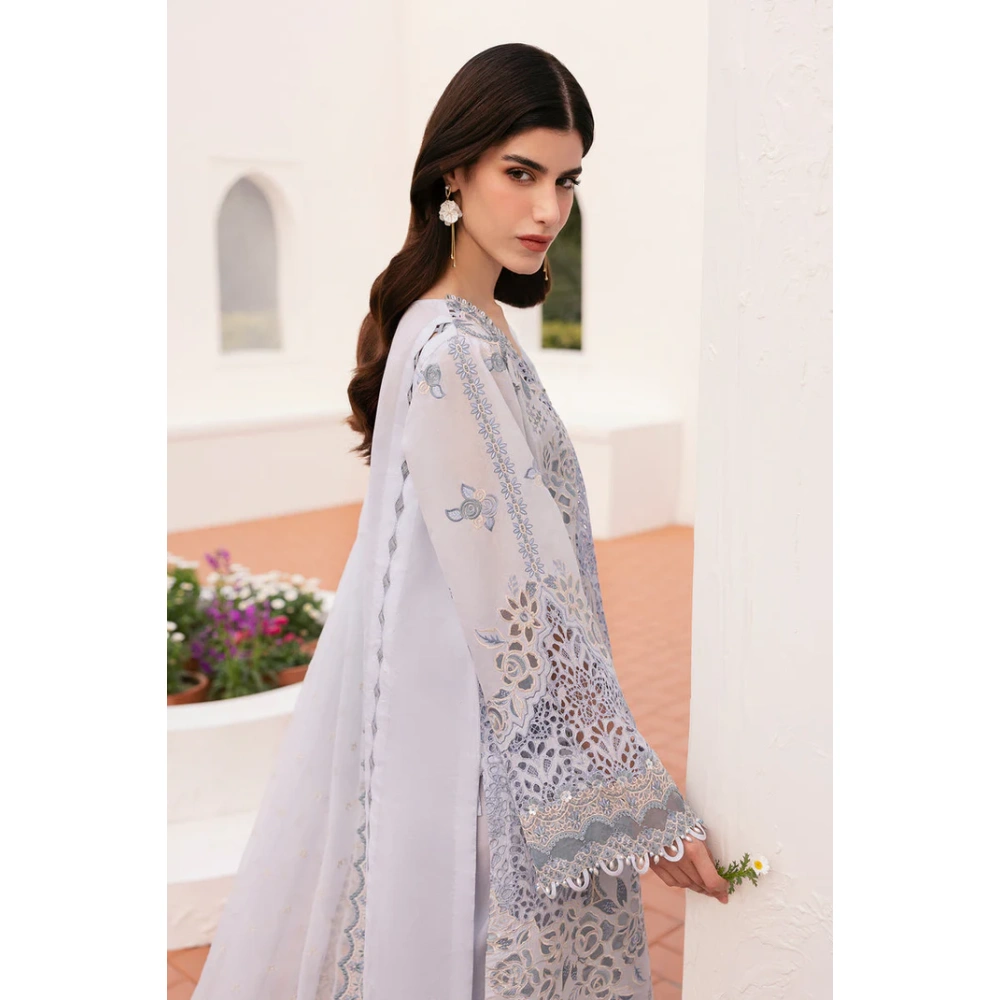 Baroque Eid Lawn 25 , 3 PIECE SUIT , Black , lawn , EL-D02, sleeves