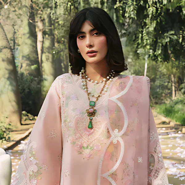 Sardinia Pakistani designer dress featuring luxurious fabric, detailed embroidery, and elegant cuts – premium ethnic wear in the UK.