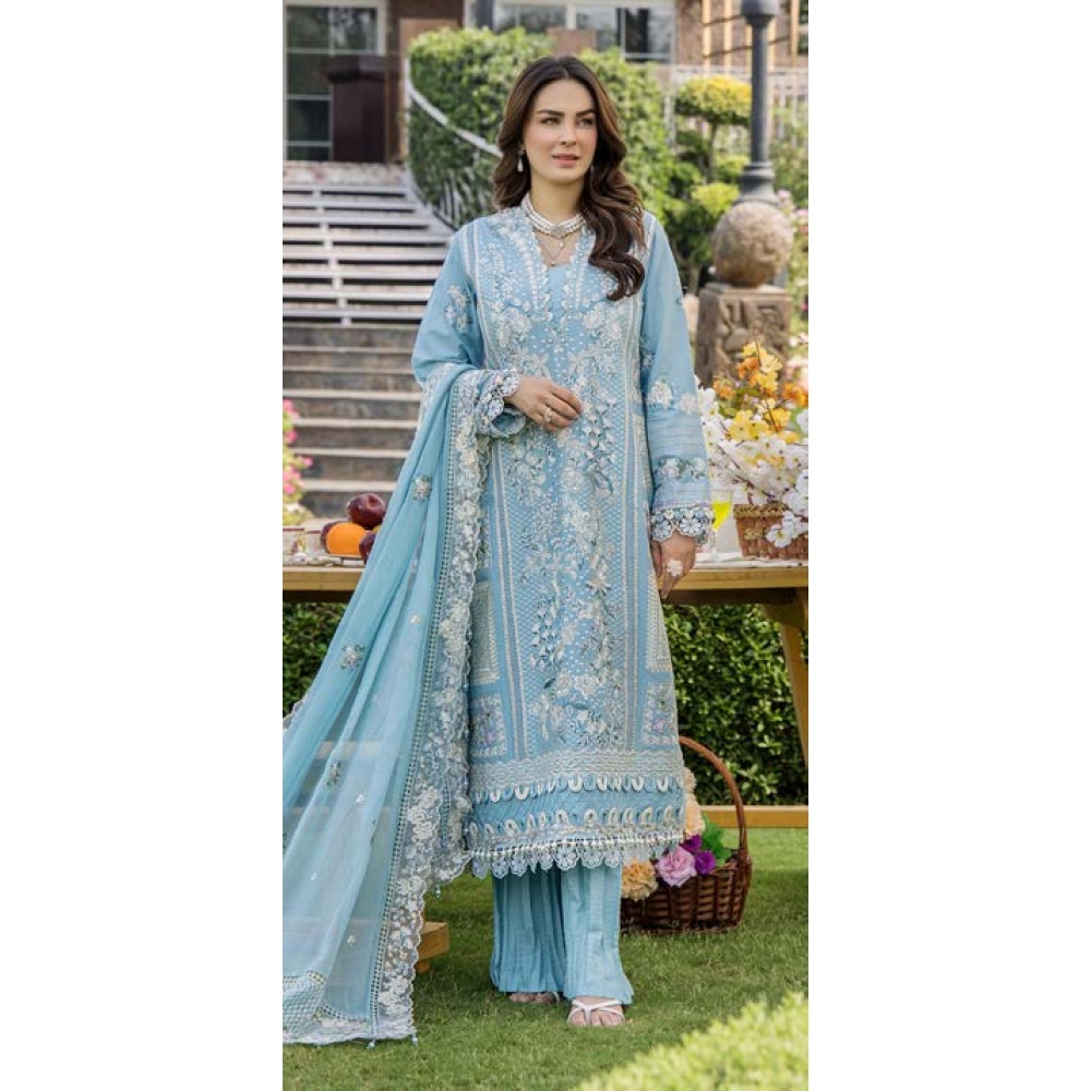 Eshaisha Luxury Lawn Embroidered Collection EA LL 5541B