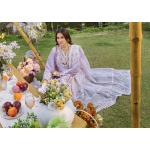 Pakistani clothing brands eshaisha festive lawn embroidered collection 2025, unstitched 3 piece embroidered suit, EA-LL-5546, front