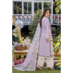 Pakistani clothing brands eshaisha festive lawn embroidered collection 2025, unstitched 3 piece embroidered suit, EA-LL-5546, front
