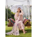 Pakistani clothing brands eshaisha festive lawn embroidered collection 2025, unstitched 3 piece embroidered suit, EA-LL-5548
