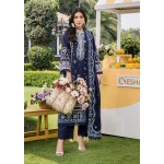 Pakistani clothing brands eshaisha festive lawn embroidered collection 2025, unstitched 3 piece embroidered suit, EA-LL-5549, salwar kameez and dupatta