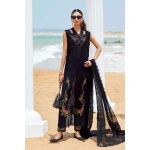 Pakistani clothing brands maria b lawn eid collection 2025, unstitched 3 piece suit, el-25-01, front
