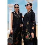 Pakistani clothing brands maria b lawn eid collection 2025, unstitched 3 piece suit, el-25-01, 2 different styles