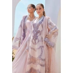 Pakistani clothing brands maria b lawn eid collection 2025, unstitched 3 piece suit, el-25-02, 2 different styles