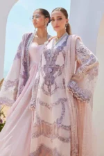 Pakistani clothing brands maria b lawn eid collection 2025, unstitched 3 piece suit, el-25-02, 2 different styles