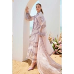 Pakistani clothing brands maria b lawn eid collection 2025, unstitched 3 piece suit, el-25-02, salwar kameez & dupatta