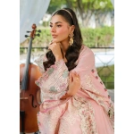 Elaf Premium Luxury Lawn Collection 2025 | ELH-1A PISTACIAELH-1B SOPHIA, 3-piece Pakistani designer lawn suits in the UK- Zee Collections. sleeves