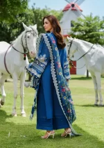 Elaf Premium Luxury Lawn Collection 2025 | ELH-4B FROSTELELH-2A ZIVA, 3-piece Pakistani designer lawn suits in the UK- Zee Collections. back