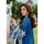 Elaf Premium Luxury Lawn Collection 2025 | ELH-4B FROSTELELH-2A ZIVA, 3-piece Pakistani designer lawn suits in the UK- Zee Collections. sleeves