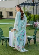 Elaf Premium Luxury Lawn Collection 2025 | ELH-2B ZOYA, 3-piece Pakistani designer lawn suits in the UK- Zee Collections. back