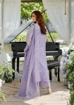 Elaf Premium Luxury Lawn Collection 2025 | ELH-3A PARIS HUES, 3-piece Pakistani designer lawn suits in the UK- Zee Collections. back
