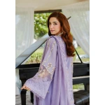Elaf Premium Luxury Lawn Collection 2025 | ELH-3A PARIS HUES, 3-piece Pakistani designer lawn suits in the UK- Zee Collections. sleeves