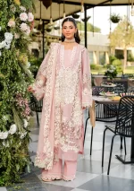 Elaf Premium Luxury Lawn Collection 2025 | ELH-3B OH MY ROSE, 3-piece Pakistani designer lawn suits in the UK- Zee Collections. FRONT