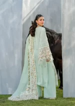 Elaf Premium Luxury Lawn Collection 2025 | ELH-4B FROSTEL, 3-piece Pakistani designer lawn suits in the UK- Zee Collections. back