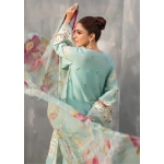 Elaf Premium Luxury Lawn Collection 2025 | ELH-5B ELYA, 3-piece Pakistani designer lawn suits in the UK- Zee Collections. sleeves and dupatta
