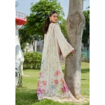 Elaf Premium Luxury Lawn Collection 2025 | ELH-7A WHITE EMPRESS, 3-piece Pakistani designer lawn suits in the UK- Zee Collections. back