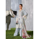 Elaf Premium Luxury Lawn Collection 2025 | ELH-7B ISSABEL, 3-piece Pakistani designer lawn suits in the UK- Zee Collections. FRONT