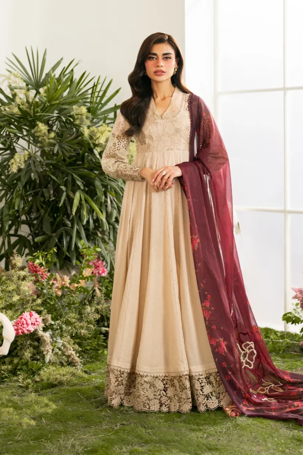 Iznik Festive Edition 2025 | IFE-05, 3-piece Pakistani designer lawn suits in the UK- Zee Collections. FRONT