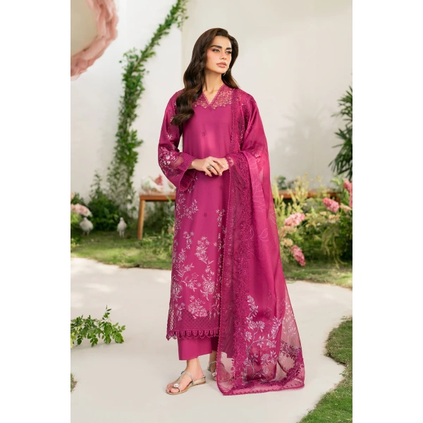 Iznik Festive Edition 2025 | IFE-07, 3-piece Pakistani designer lawn suits in the UK- Zee Collections. FRONT