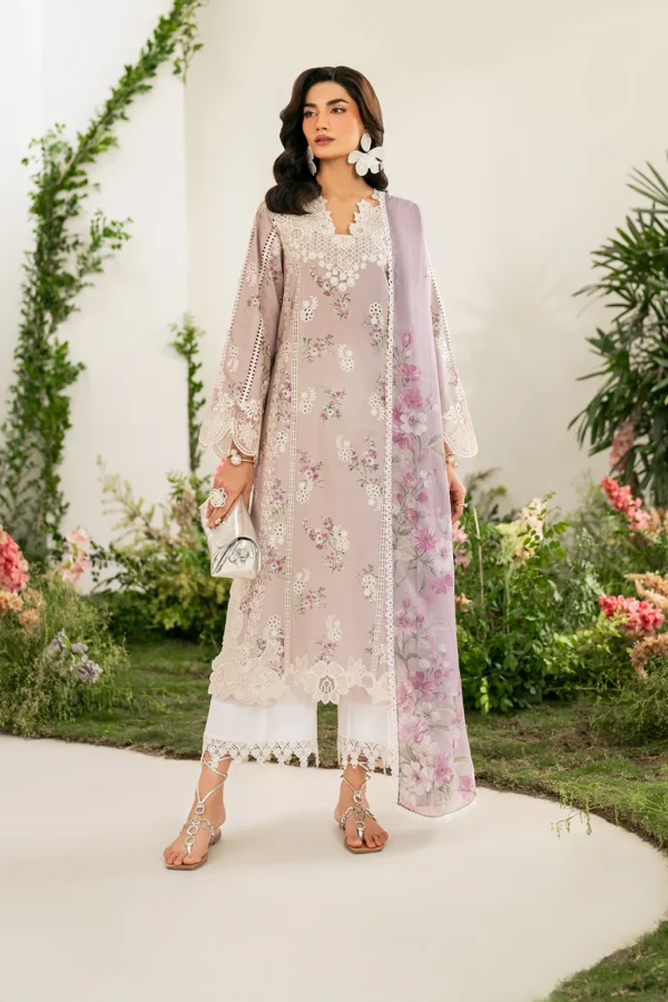Iznik Festive Edition 2025 | IFE-09, 3-piece Pakistani designer lawn suits in the UK- Zee Collections. FRONT