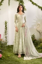 Iznik Festive Edition 2025 | IFE-11, 3-piece Pakistani designer lawn suits in the UK- Zee Collections. FRONT