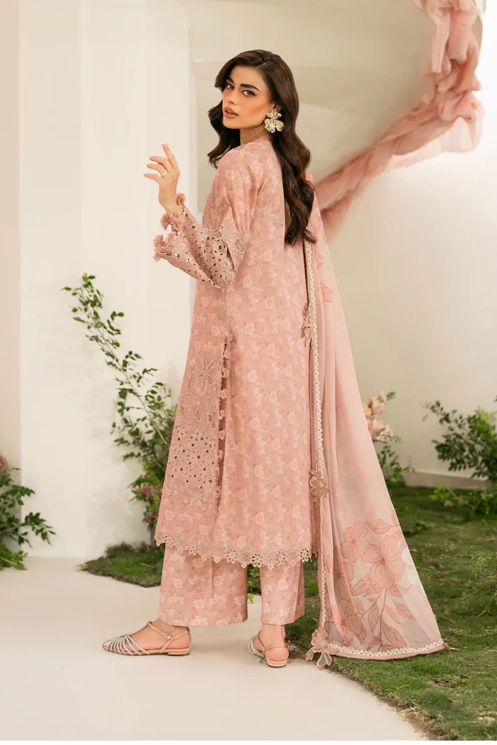 Iznik Festive Edition 2025 | IFE-12, 3-piece Pakistani designer lawn suits in the UK- Zee Collections. back
