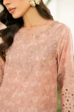Iznik Festive Edition 2025 | IFE-12, 3-piece Pakistani designer lawn suits in the UK- Zee Collections. front neck design