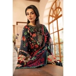Pakistani clothing brands Maria B M. Basics Unstitched Eid II Lawn 25’, unstitched 3-piece lawn suit, MB-D-01A, front shirt