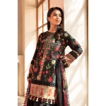 Pakistani clothing brands Maria B M. Basics Unstitched Eid II Lawn 25’, unstitched 3-piece lawn suit, MB-D-01A, front shirt design