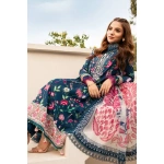 Pakistani clothing brands Maria B M. Basics Unstitched Eid II Lawn 25’, unstitched 3-piece lawn suit, MB-D-01b, shirt & neck design