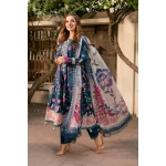 Pakistani clothing brands Maria B M. Basics Unstitched Eid II Lawn 25’, unstitched 3-piece lawn suit, MB-D-01b, salwar, kameez and dupatta