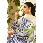 Pakistani clothing brands Maria B M. Basics Unstitched Eid II Lawn 25’, unstitched 3-piece lawn suit, MB-D-04a
