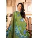 Pakistani clothing brands Maria B M. Basics Unstitched Eid II Lawn 25’, unstitched 3-piece lawn suit, MB-D-06a, front shirt