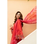 Pakistani clothing brands Maria B M. Basics Unstitched Eid II Lawn 25’, unstitched 3-piece lawn suit, MB-D-07a, sleeves and dupatta