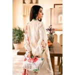 Pakistani clothing brands Maria B M. Basics Unstitched Eid II Lawn 25’, unstitched 3-piece lawn suit, MB-D-067b, back