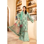 Pakistani clothing brands Maria B M. Basics Unstitched Eid II Lawn 25’, unstitched 3-piece lawn suit, MB-D-08B, front