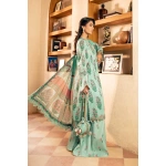 Pakistani clothing brands Maria B M. Basics Unstitched Eid II Lawn 25’, unstitched 3-piece lawn suit, MB-D-08B, front